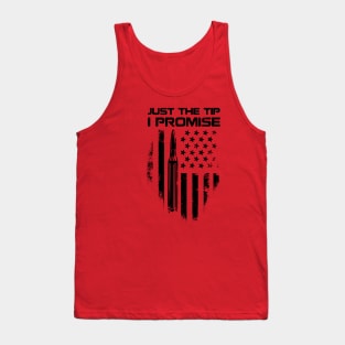 Just The Tip Funny Axe Throwing Tank Top